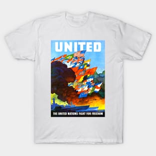United Nations (Vintage Poster) T-Shirt